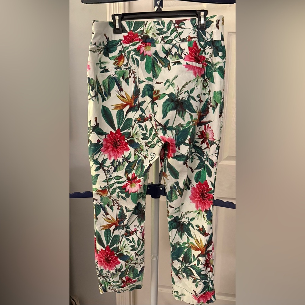 New York & Company Multicolor Floral Dress XXL Tall
